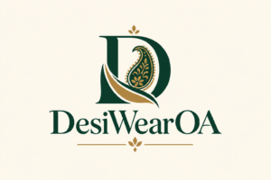 DesiWearOA Paisley Emblem Logo